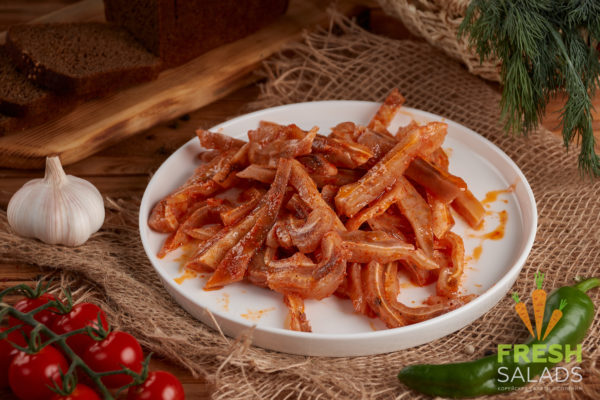 11 Ушки свиные по-корейски оптом на Fresh-Salads.ru