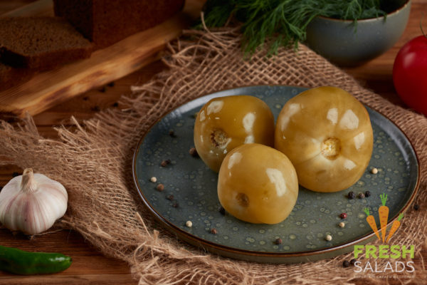 4 Помидоры соленые зеленые Краснодар оптом на Fresh-Salads.ru