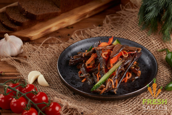6 Морковь с Баклажанами по-корейски оптом на Fresh-Salads.ru